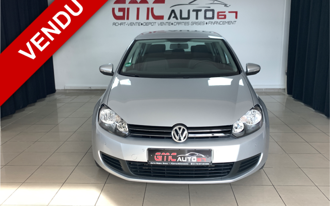 VOLKSWAGEN GOLF 6 COMFORTLINE 1.4 ESSENCE 80CH – 2009