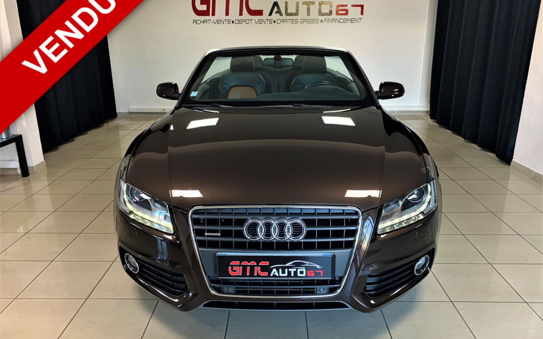 AUDI A5 CABRIOLET 2.0 TFSI 211CH AMBIENTE QUATTRO S-TRONIC – 2011