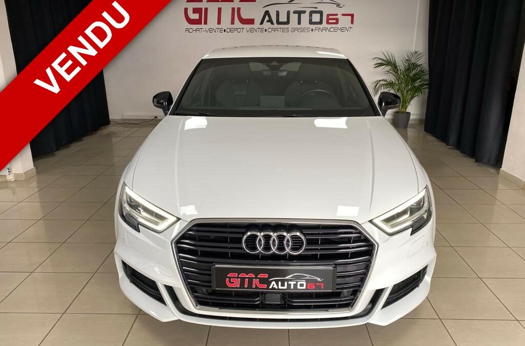 AUDI A3 BERLINE 2.0 TDI 150 S TRONIC 7 S LINE – 2018