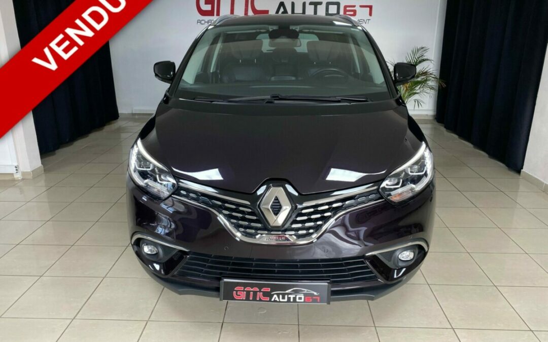 RENAULT GRAND SCENIC IV TCE 130 ENERGY INITIALE PARIS – 2018