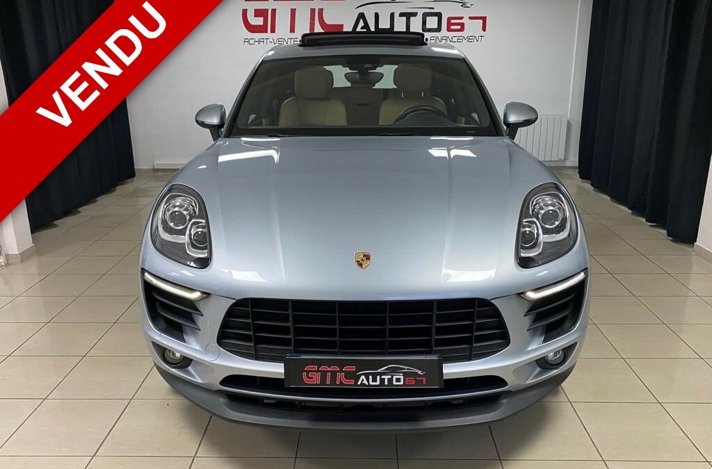 PORSCHE MACAN DIESEL 3.0 V6 258 CH S PDK – 2017