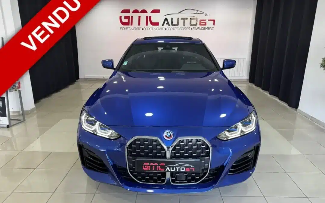 BMW SERIE 4 GRAN COUPE G26 GRAN COUPE 420D 190 CH BVA8 M SPORT – 2022