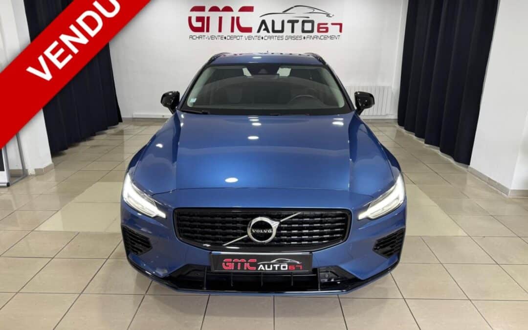 VOLVO V60 – T6 AWD RECHARGE 253 CH + 87 CH GEARTRONIC 8 R-DESIGN