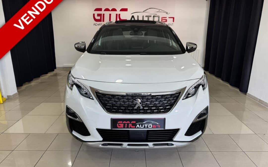 PEUGEOT 3008 – BLUEHDI 180CH S&S EAT8 GT – 2018